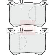 Apec Front Brake Pad Set PAD1938