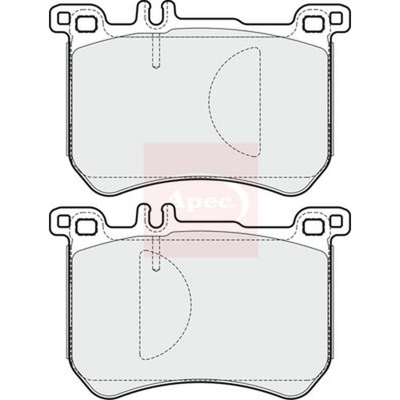 Apec Front Brake Pad Set PAD1938