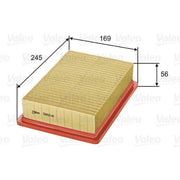 Valeo Engine Air Filter 585041