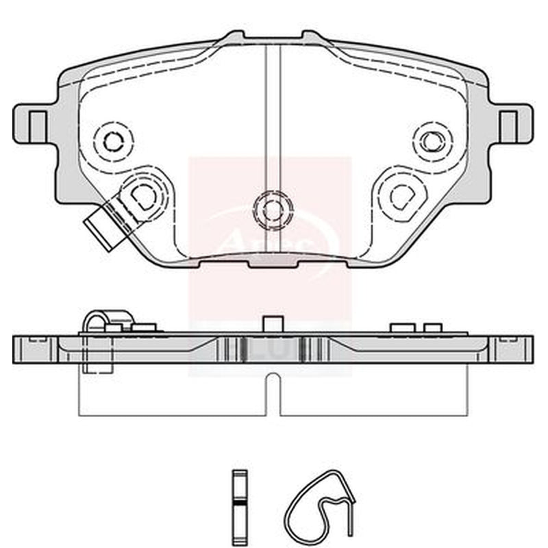 Apec Rear Brake Pad Set PD3983