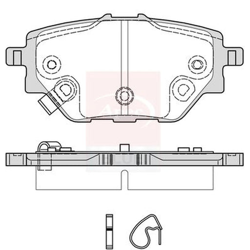 Apec Rear Brake Pad Set PD3983