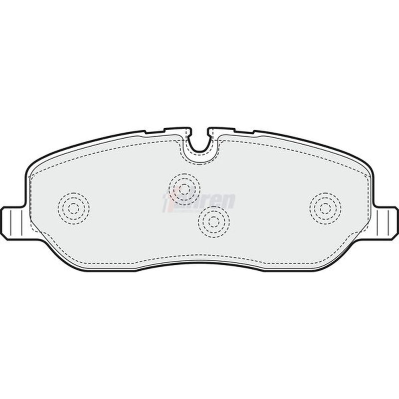 Fahren Front Brake Pad Set FBP3085
