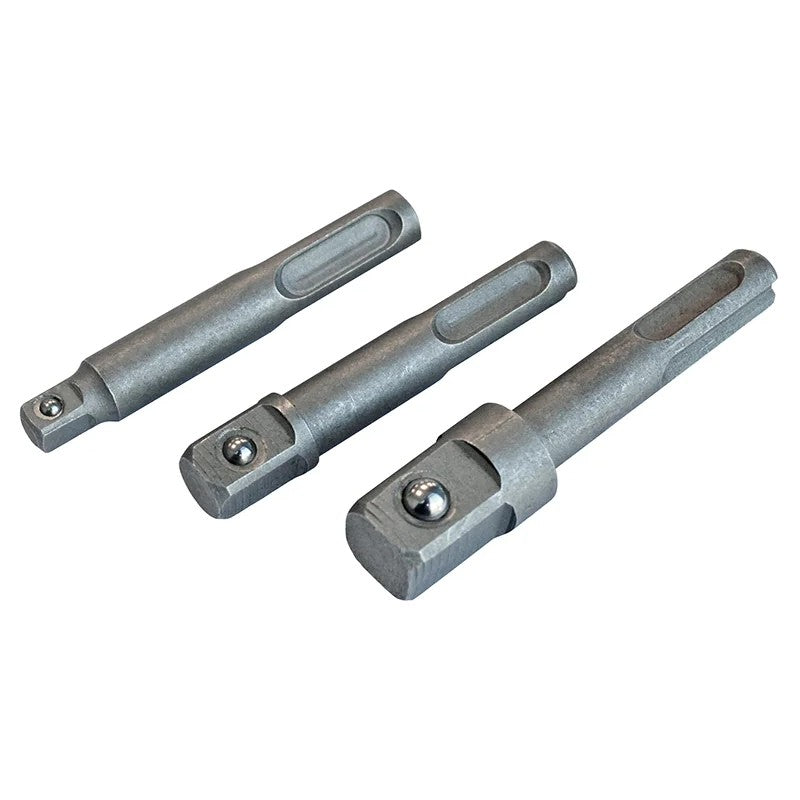 Faithfull SDS Square Drive Adaptor Set, 3 Piece - FAISDSOCSDS
