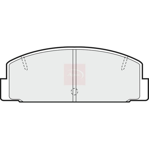 Apec Rear Brake Pad Set PAD447