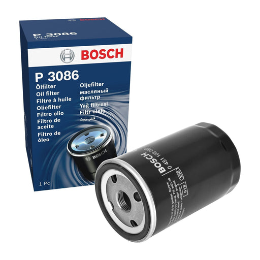 Genuine Bosch Car Oil Filter P3086 Fits Bmw 3 325I - 2.5 - 83-89 0451103086 Bosch  - Town Parts