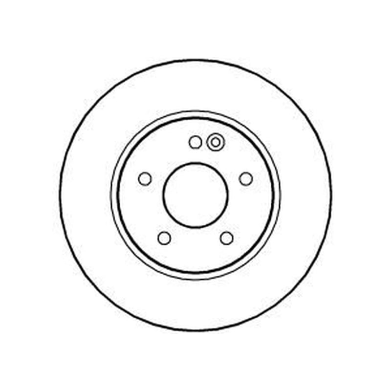Abtex 2 x Vented Front Brake Discs BD673V