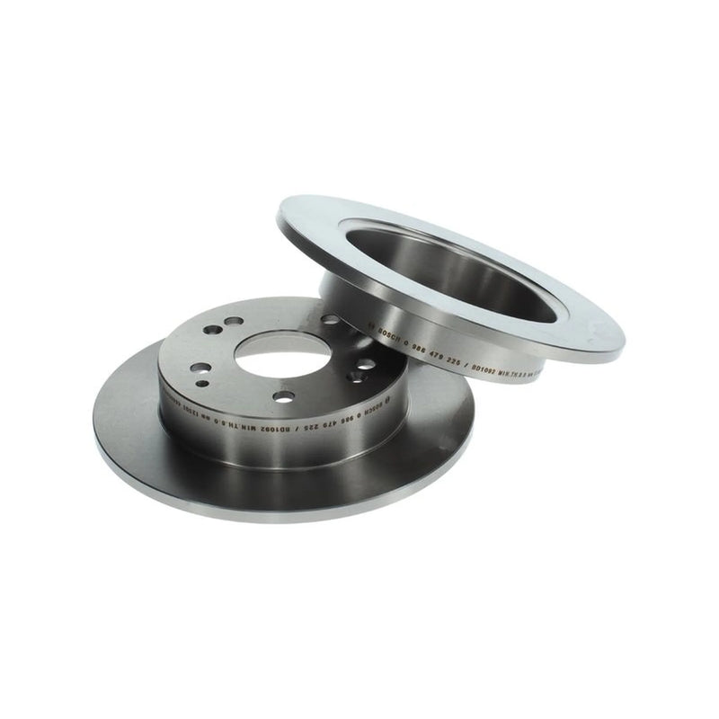 Bosch 2 x Solid Rear Brake Discs 0 986 479 225