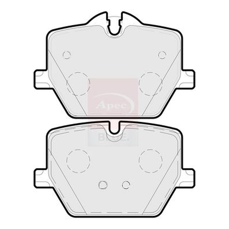 Apec Rear Brake Pad Set PD3931