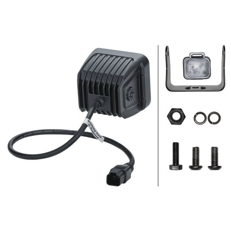 Hella Black Magic Cube Work Lamp 3000LM 1FA 358 176-851 1FA 358 176-851
