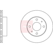 Apec 2 x Vented Front Brake Discs DSK2055