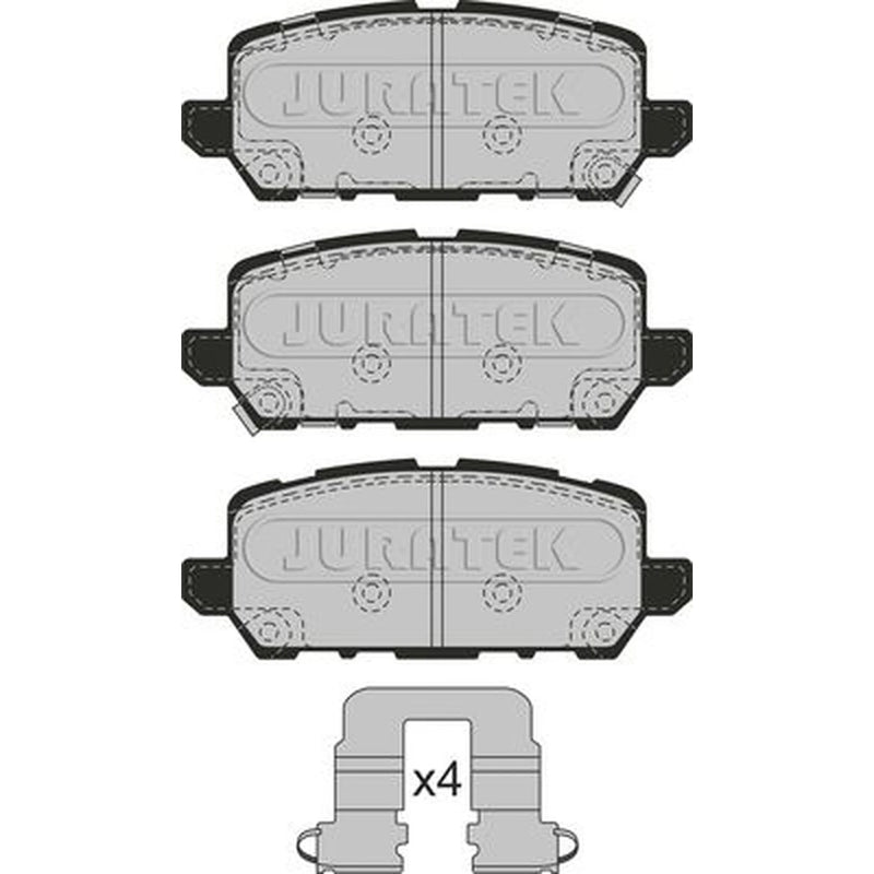 Juratek Rear Brake Pad Set JCP8267
