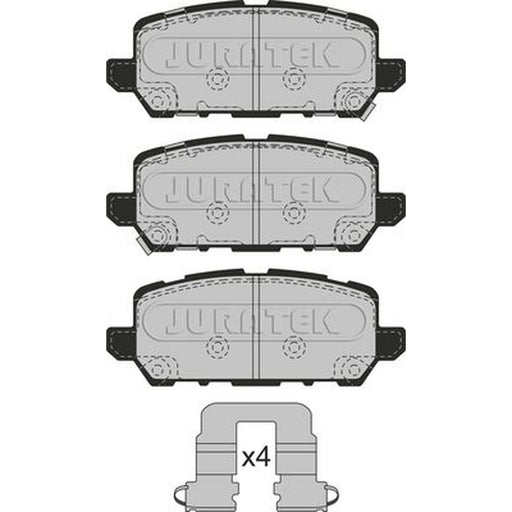 Juratek Rear Brake Pad Set JCP8267