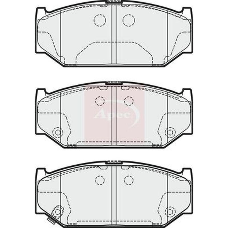 Apec Front Brake Pad Set PAD1823