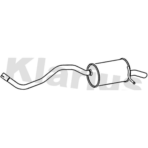 Klarius Box With Tail Pipe Rear RN999H
