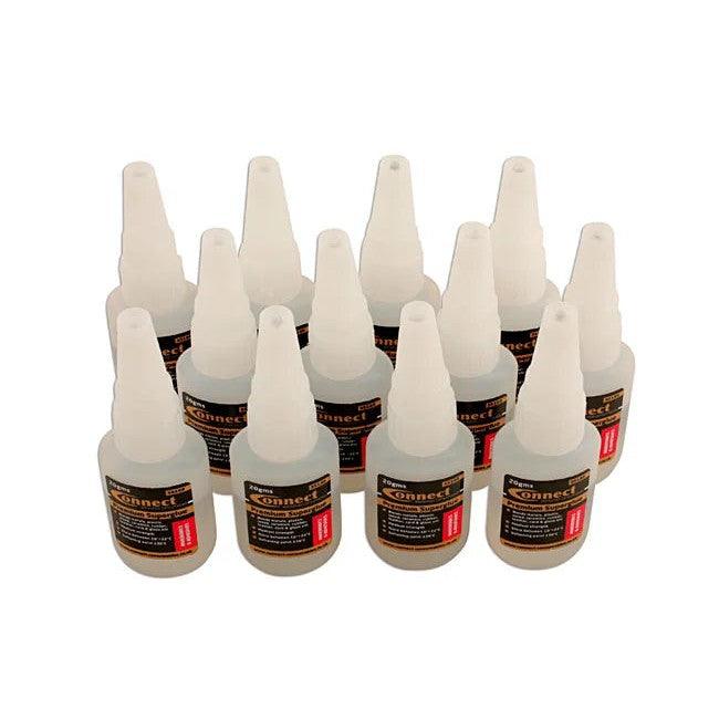 Connect Premium Superglue, Clear 20g 12pc - CPL