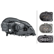 Hella Headlight Headlamp H7/H7 Left 1EL 263 400-011