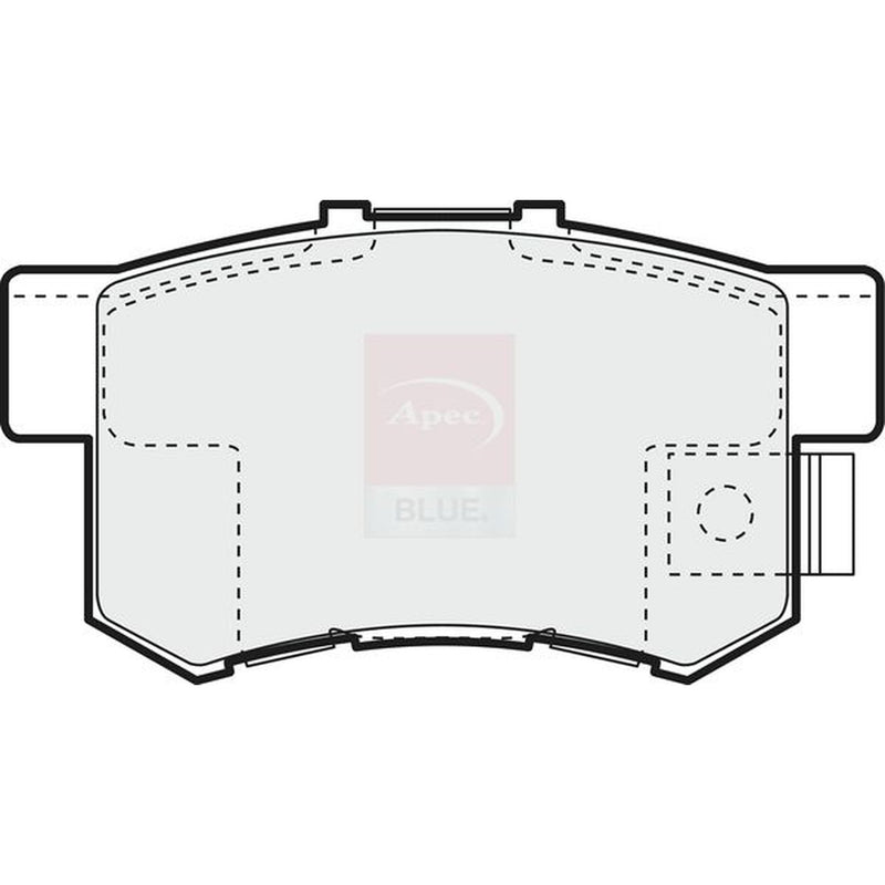 Apec Rear Brake Pad Set PD3170