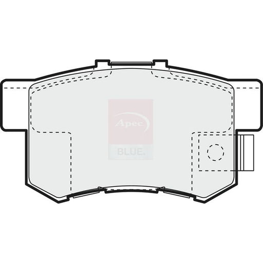 Apec Rear Brake Pad Set PD3170