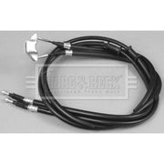 Borg & Beck Handbrake Cable Left Rear BKB2677