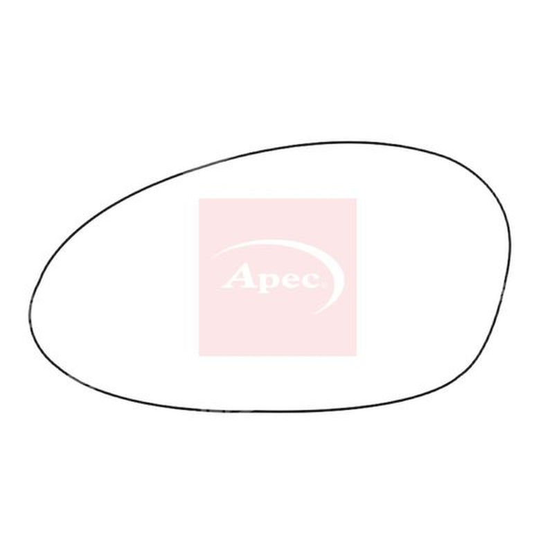 Apec Exterior Wing Mirror Glass Left AMS2747A
