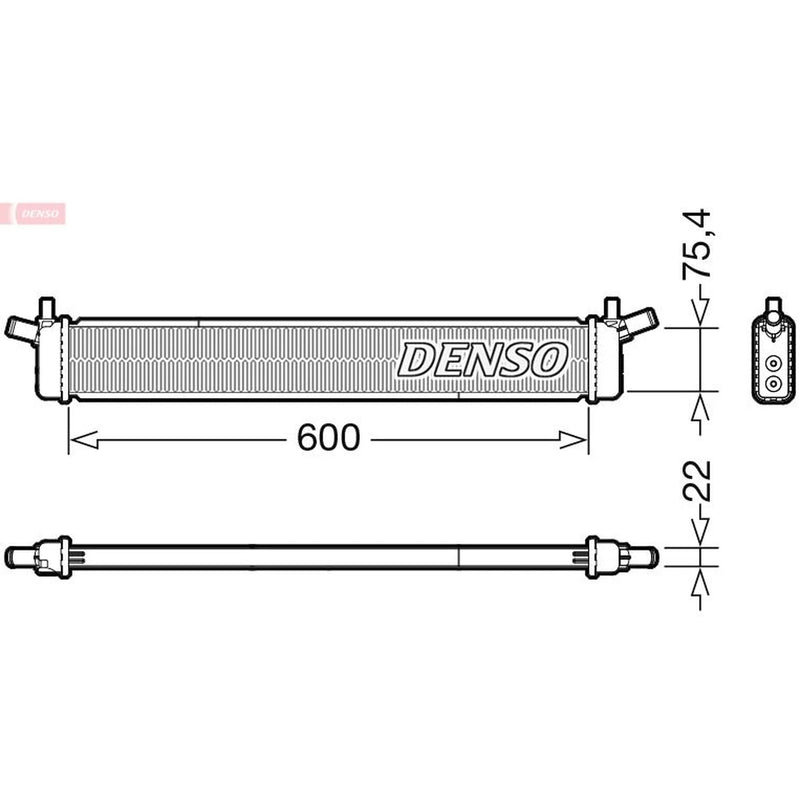 Denso Engine Radiator DRM50136