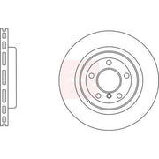 Apec 2 x Vented Front Brake Discs DSK3135