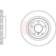 Apec 2 x Vented Front Brake Discs DSK3135