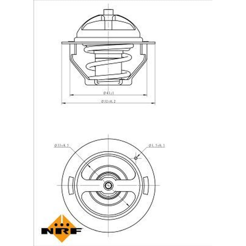 NRF Thermostat,Coolant 725181