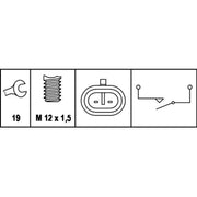 Hella Reverse Light Switch Connectors 6ZF 007 671-001