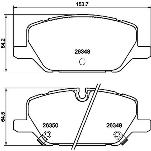 DON Front Brake Pad Set PCP2291