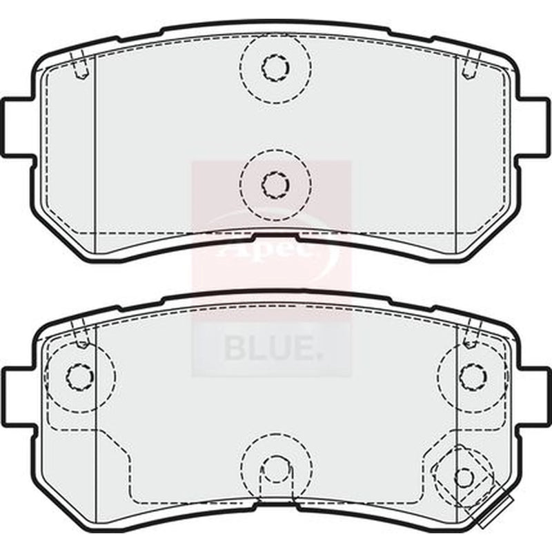 Apec Rear Brake Pad Set PD3825