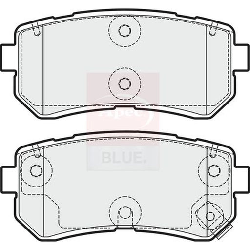 Apec Rear Brake Pad Set PD3825