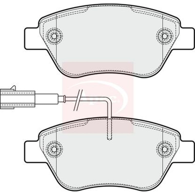 Apec Front Brake Pad Set PAD2001