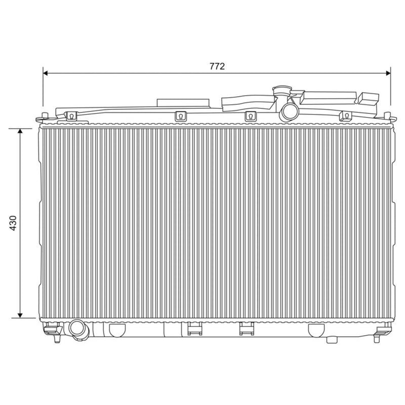 Valeo Engine Radiator 701622