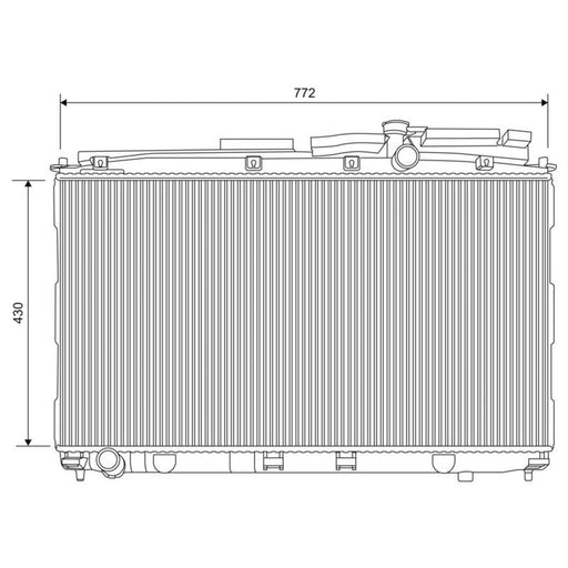 Valeo Engine Radiator 701622