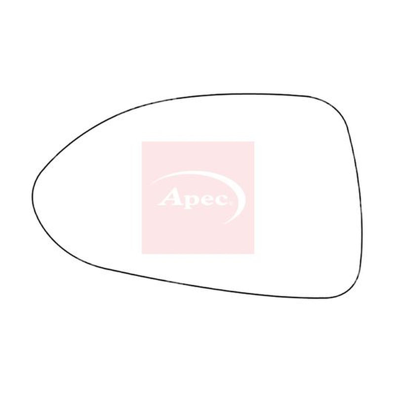 Apec Exterior Wing Mirror Glass Left AMS2033