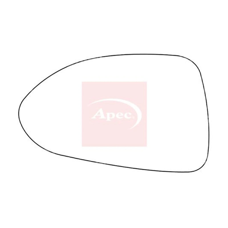 Apec Exterior Wing Mirror Glass Left AMS2033