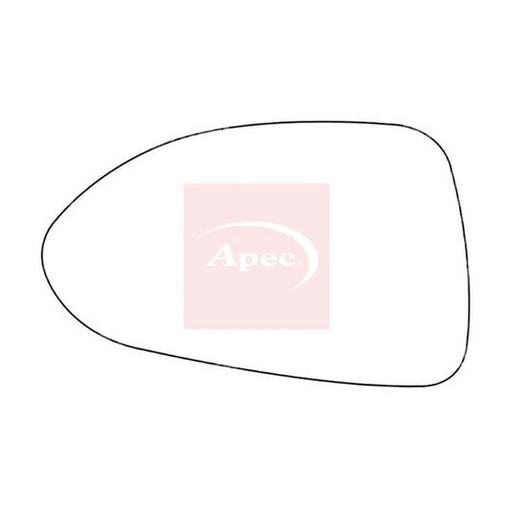 Apec Exterior Wing Mirror Glass Left AMS2033