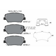 Textar Front Brake Pad Set 2575701