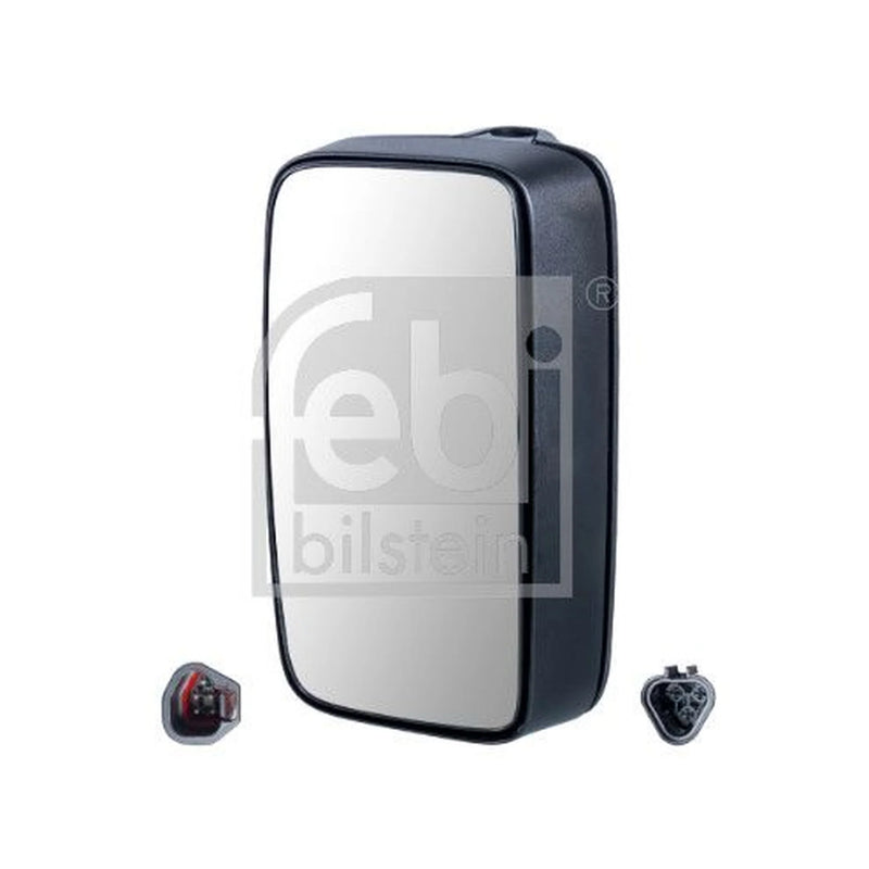 Febi Driver Cab Exterior Mirror Wide 120mm Thick 107945