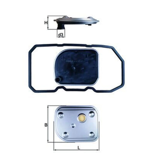 Mahle Automatic Transmission Hydraulic Filter HX 158D