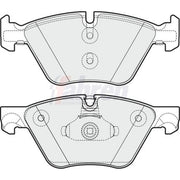 Fahren Front Brake Pad Set FBP3349