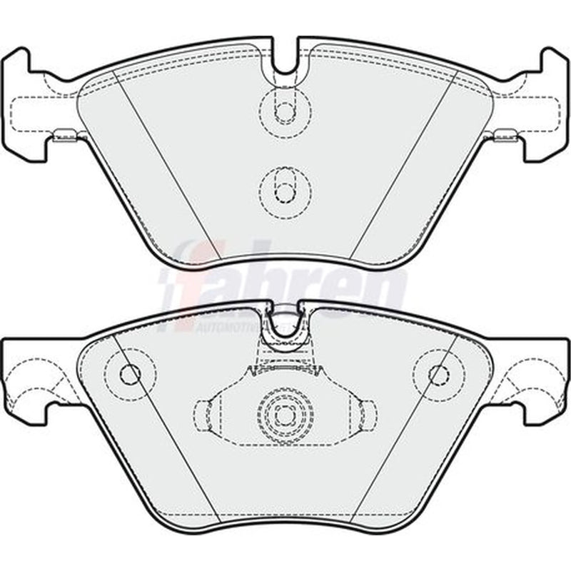 Fahren Front Brake Pad Set FBP3349
