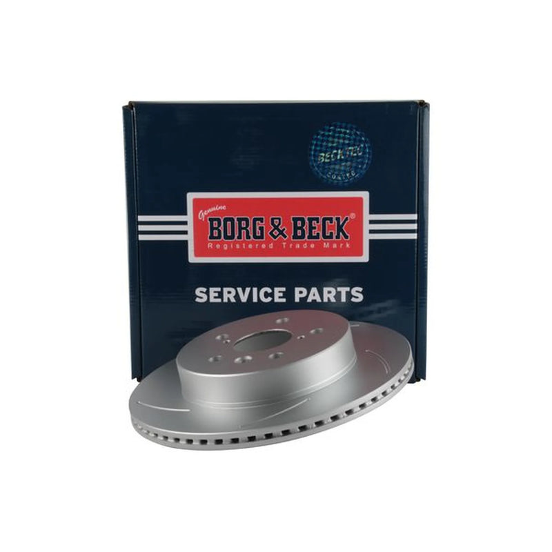 Borg & Beck 2 x Vented Rear Brake Discs BBD6297S