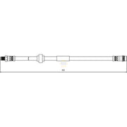 NAPA Brake Hydraulic Hose Line Front NBH1092