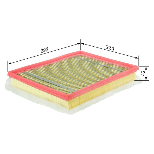 Genuine Bosch Car Air Filter S0013 Fits Vauxhall Astra Cdti - 1.7 - 04-09 F02640 Bosch  - Town Parts