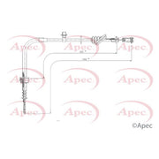 Apec Clutch Control Cable Pull CAB5034