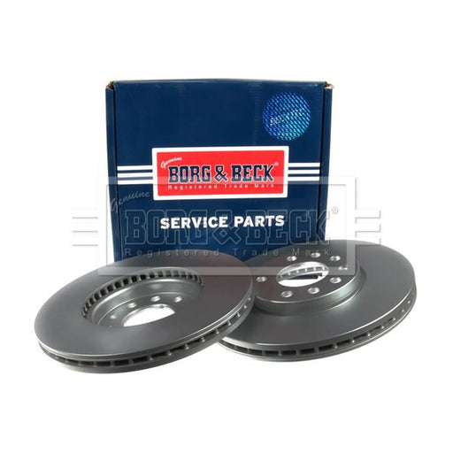 Borg & Beck 2 x Vented Front Brake Discs BBD4318