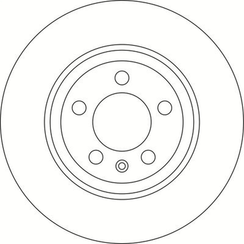 Abtex 2 x Solid Rear Brake Discs BD2102S