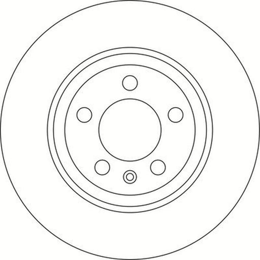 Abtex 2 x Solid Rear Brake Discs BD2102S